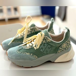 Tory Burch T Monogram Good Luck Trainer